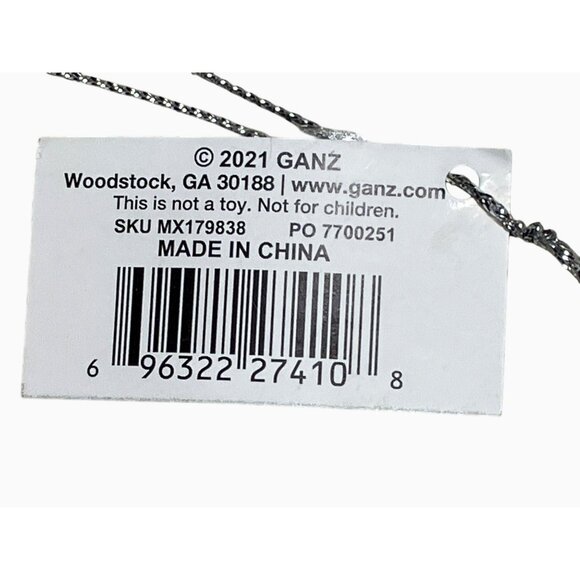 Woodstock Ganz Christmas Gnome Ornament Deer Antler Fluffy White Decor - Picture 10 of 11